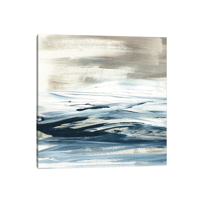 Tumultuous Indigo I by Susan Jill - Painting on Canvas, 66.04cm H x 66.04cm W x 1.91cm D, Wrapped Canvas