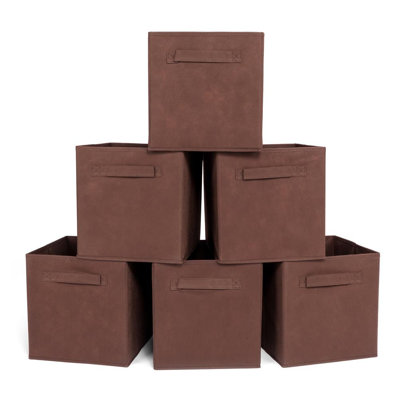 Boîte de rangement en tissu pliable