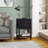 Side Table With 2 Storage Drawers, Modern End Table With Bottom Shelf