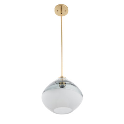 Luminaire suspendu or 1 lumière Elides