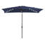 Parasol lumineux de marché rectangulaire d'extérieur 6,5 x 10 pi-784722332