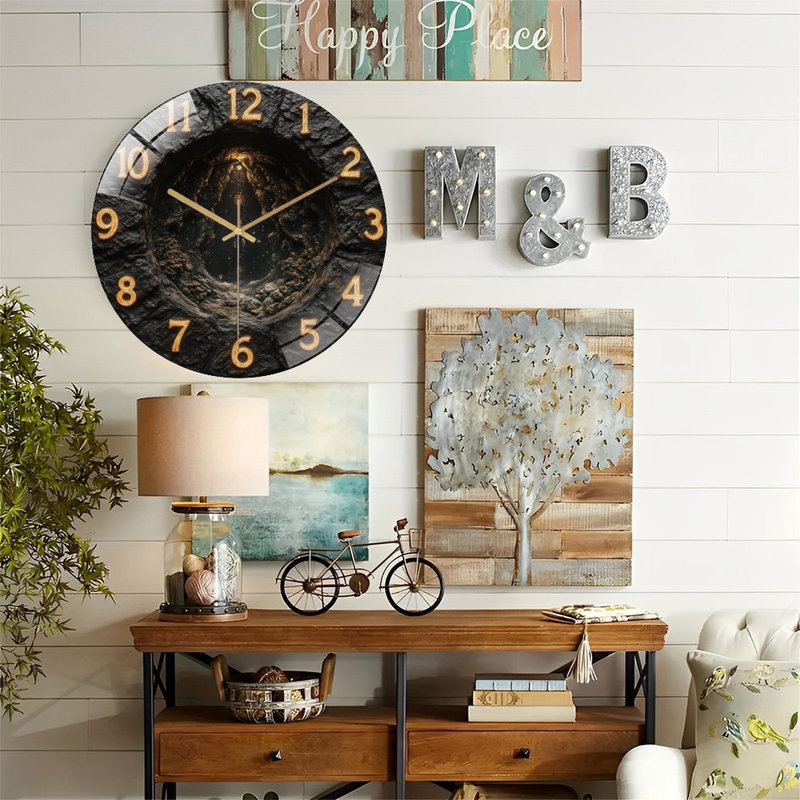 Horloge murale 12 po