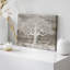 «Grunge White Forest Tree Silhouette Nature Landscape Botanical Floral», reproduction sur toile-94423419-94423418