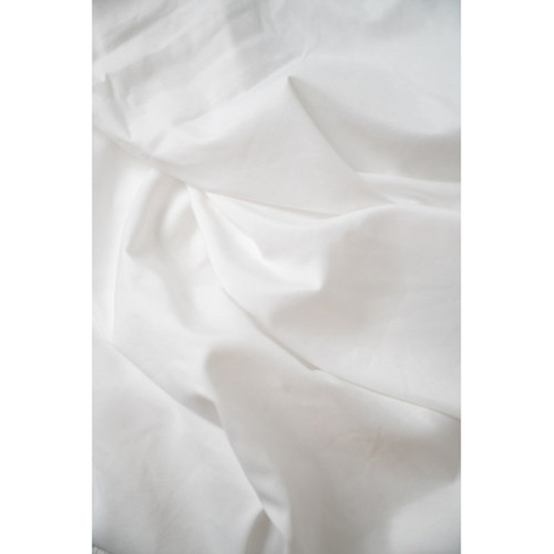 Ensemble de draps en rayonne de bambou 4 pièces Sleep, Ensemble de draps très grand californien avec 2 t, Blanc