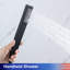 Robinet de baignoire romaine monocommande à fixation murale avec inverseur et douchette-91935247