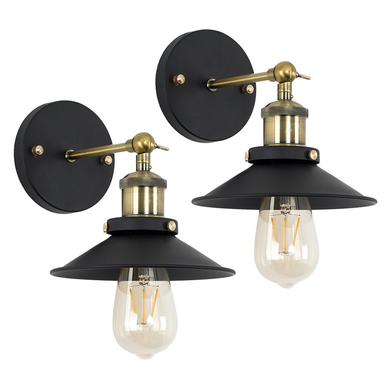 Harris Glass Armed Sconce, Not Included