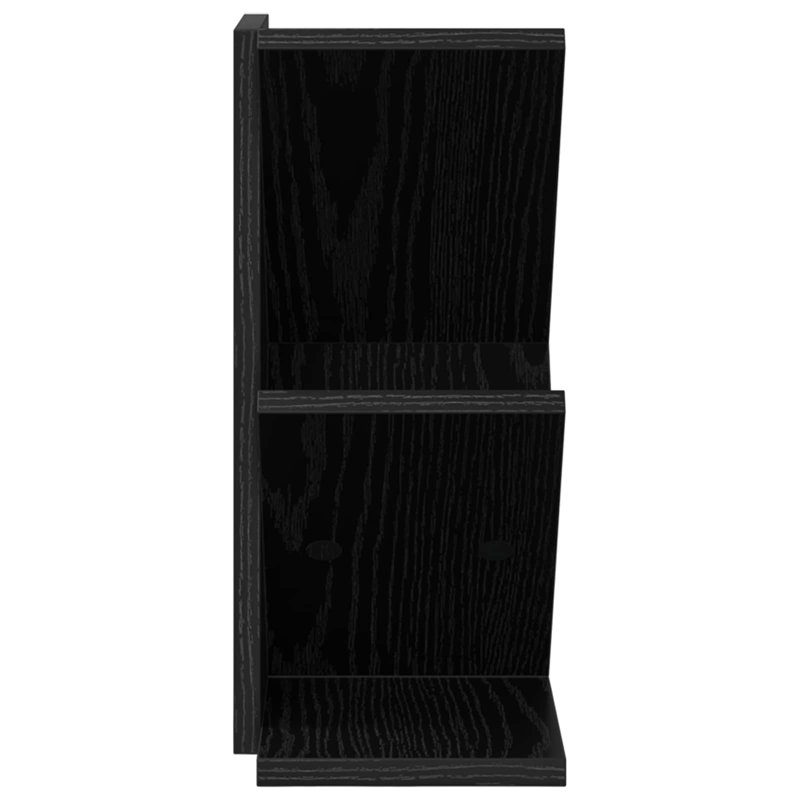 40 cm H x 30 cm W Standard Bookcase, Black Oak
