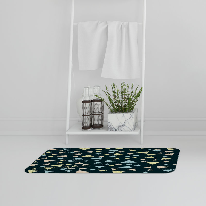 Keyes Memory Foam Non-Slip Bath Rug