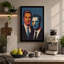 Two Men in Formal Attire Pop Art 1 Piece Wrapped Canvas Wall Art-1360521282-1360521287
