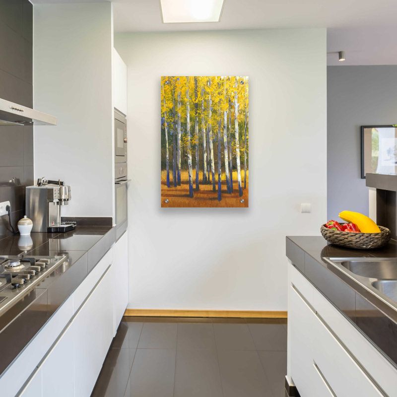«Fall in Glory II» par Tim O'Toole, art mural en verre acrylique, H 36 po x l 24 po x P 0,2 po