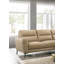 Ensemble de canapé modulaire en cuir taupe 2 pièces-2051033839