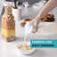 Carafe d'eau en plastique 4 pièces avec couvercle à couvercle rabattable, base carrée, contenant à jus en plastique transparent