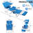Backpack Folding Beach Chair With Adjustable Sunshade, Backrest And Footrest, Reclining Lounge Chair Facedown Tanning Chair For Beach Camping Pool Patio-1626001946-1640630519