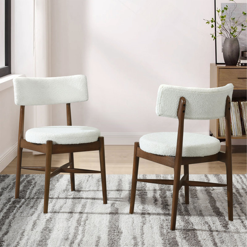 Ensemble de chaises Mid-Century modernes (ensemble de 2), Brun