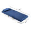 Griswalda 1 Seater Velvet Reclining Futon-1465120202