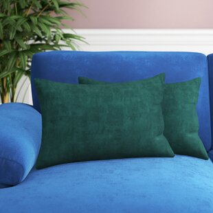 Teal Velvet Lumbar Pillow - Aesthetic Abode