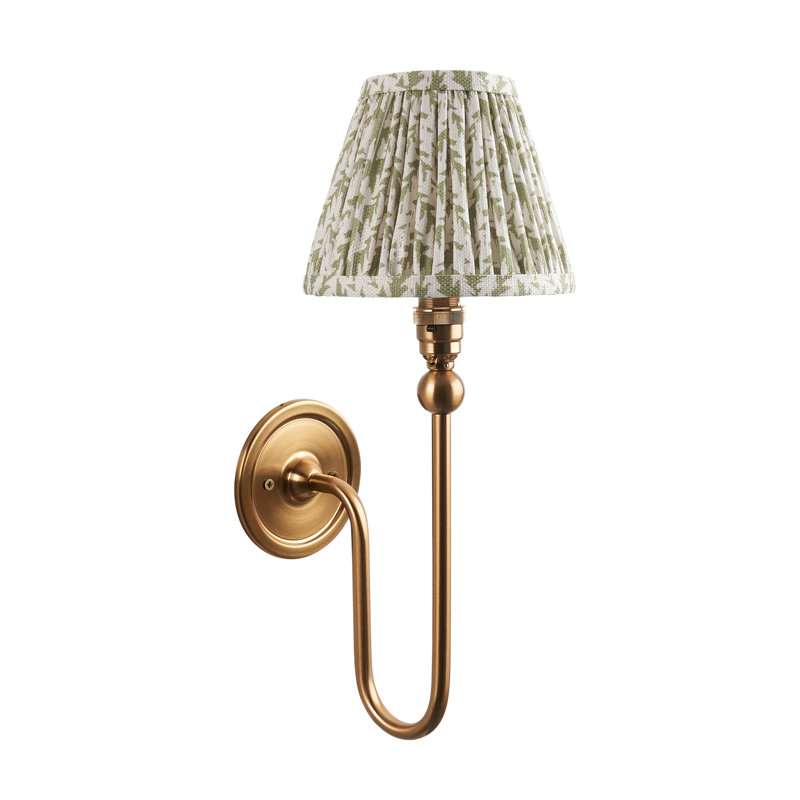 Santiago Armed Sconce, Green, 37cm H x 16cm W x 22cm D