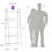 5-Tier Metal Ladder Bookcase with Lighting-2138595422