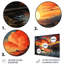 Orange Yellow City Seattle Popart Cities & Countries Wall Decor on Metal