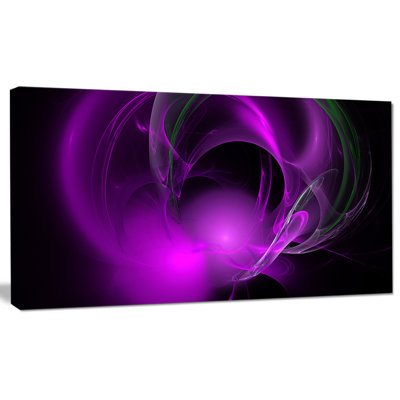 " Purple Fractal Galactic Nebula "
