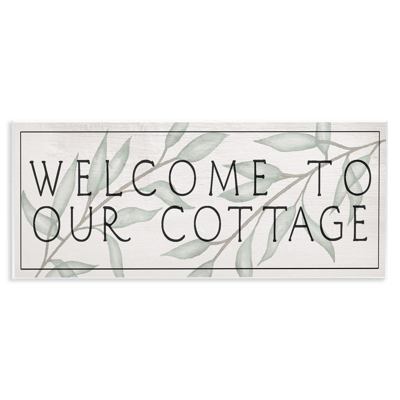 Plaque murale rustique «Welcome», par Lil 'Rue