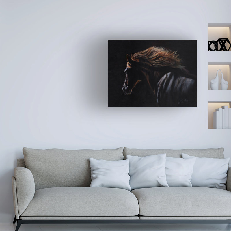 «David Stribble Peruvian Paso», art sur toile, H 14 po x l 19 po