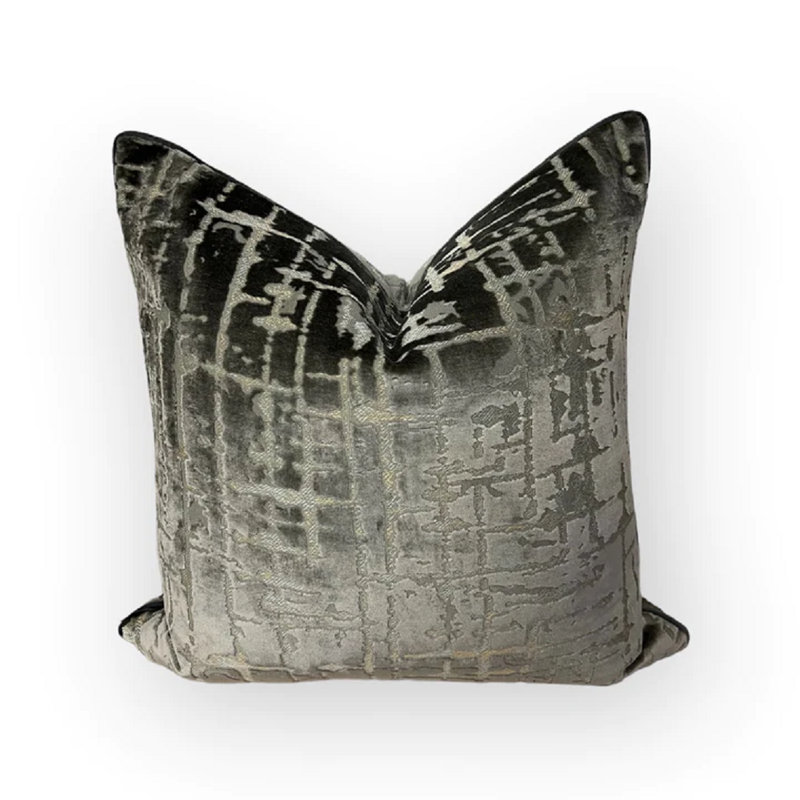 Housse de coussin intérieur / extérieur , Gris