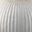 Vase décoratif Gany, fond sphérique, résine blanche vieillie-112748823