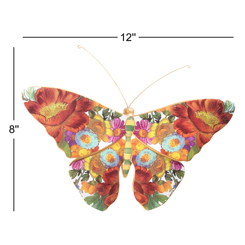 Flower Market Butterfly Wall Decor