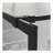 Goodyo 34" Shower Screen Door Walk-in Wet-room, Black, 3-panel Style