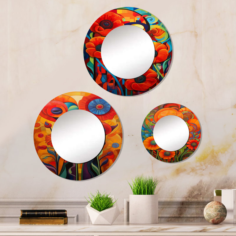 Lorett Metal Round Mirror