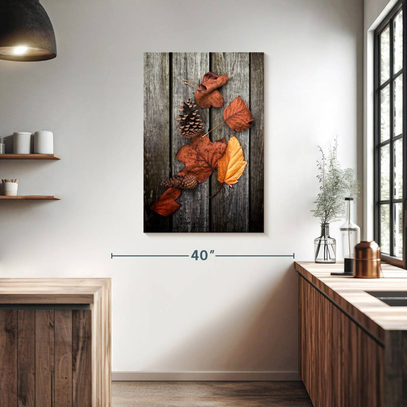 Harnek Dried Fall Leaves, 39" H x 26" W