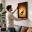 Liquid in Motion Modern - Framed Print-1360828333-1360828332