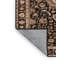 Tapis brun lavable à la machine-1869747260