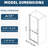 Universal Pivot Shower Door - 1 3/8" Adjustable, 1/4" Tempered Glass, Polished , #304 Stainless Steel Handle, Wall Channel, 36000 Times Open & Close Test, Easy Installation, Smooth System, Leakage