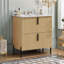 Meuble-lavabo avec lavabo en céramique Hurlburt-1651670539