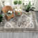 Oriental Machine Washable Rug with Rubber Backing for Living Room Vintage Non-Slip Dining Room Rug Easy-Cleaning Floor Carpet for Bedroom Office Nursery Playroom