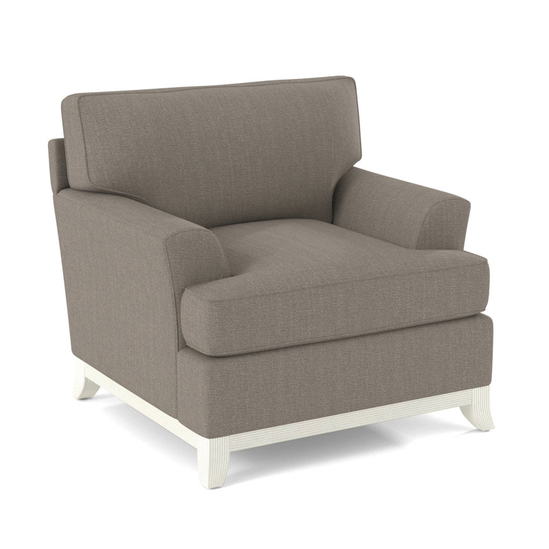 Fauteuil large Oaks Way, Blanc givré, Pierre Crypton Performance; 0884-83