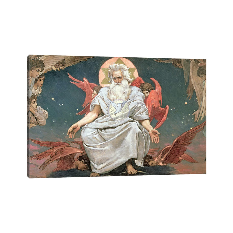 Savaoph, God The Father, 1885-96 by Victor Mikhailovich Vasnetsov - Wrapped Canvas Gallery-Wrapped Canvas Giclée