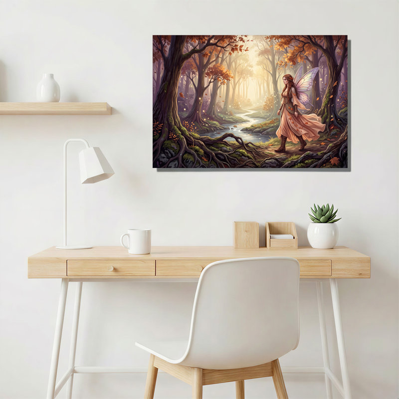 Impression sur toile, "Fantasy fée", 36"H x 48"W