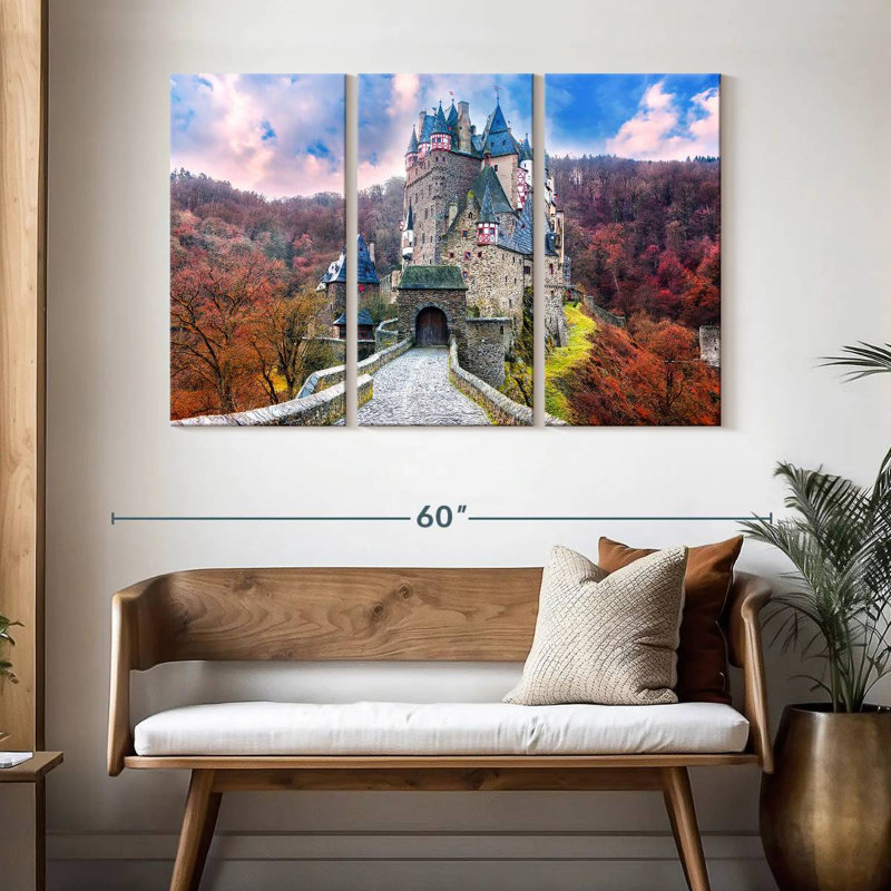 Lilie Castle, 32" H x 50" W