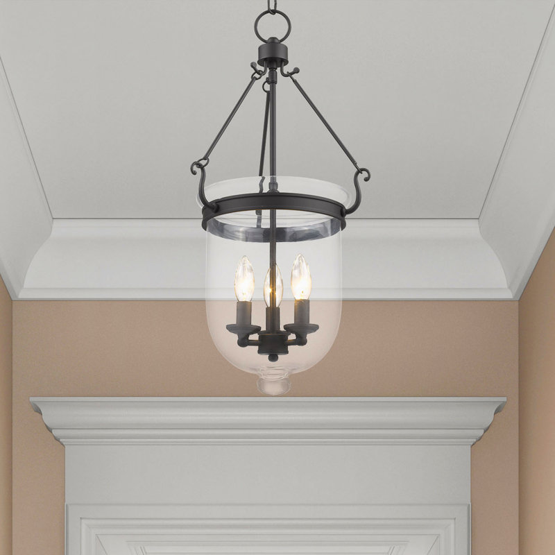 Husman - Light Single Pendant, 25" H x 12" W x 12" D, Bronze