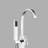 Classical Single-Handle Freestanding Tub Faucet With Hand Shower In-111704769