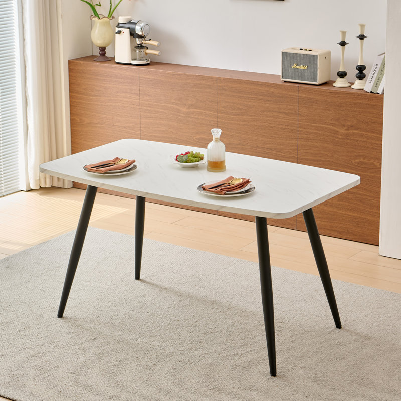 Dining Table, Beige/Black