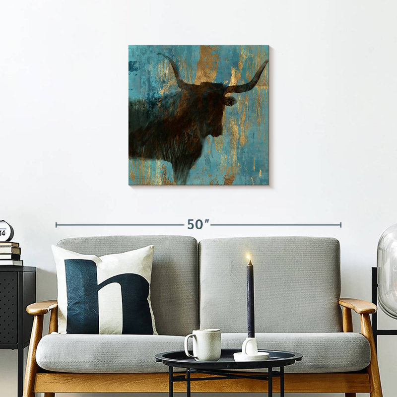 Brampt Bison I, 24" H x 24" W