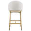 Tabouret de comptoir moderne 27 po avec structure en métal-688825617