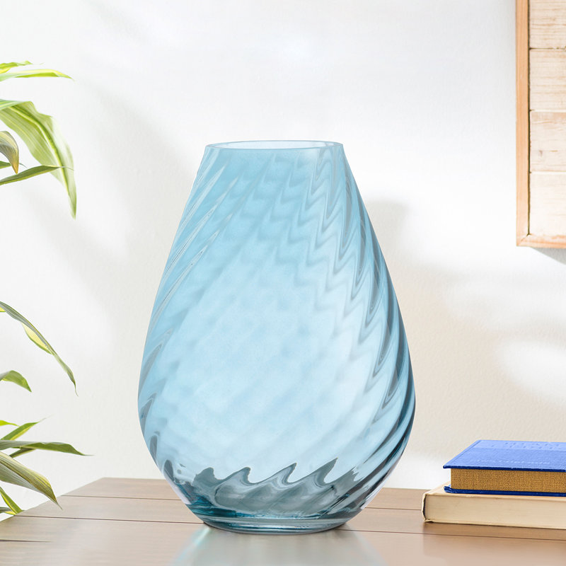 Large Lena Bowl, Blue, 13" H x 8" W x 8" D
