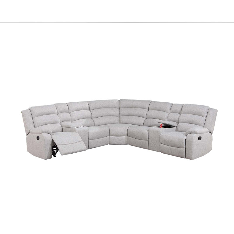 Ensemble modulaire inclinable 3 pièces, Tissu blanc