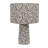Bertie Leopard Print Full Fabric Table Lamp with LED Bulb