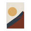 Art mural sur toile Boho Mountain Peak & Sun par Omar Escalante-1792207070